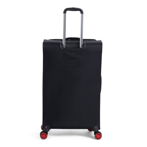 TRAVELERS CHOICE BLACK/RED 31in Lassen Softside Spinner - Picture 2 of 2